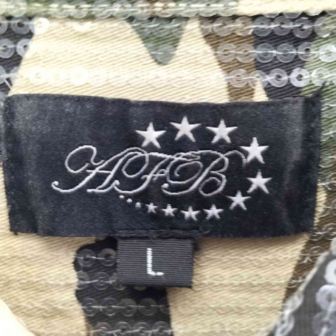 AFB エーエフビー SPANGLE SHIRTS street メンズ L