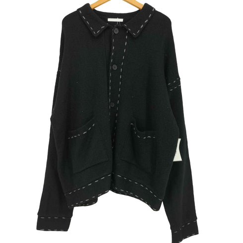 ファーストハンド Firsthand 配色 ハンド ステッチ ニットジャケット / ニットカーディガン メンズ import:L