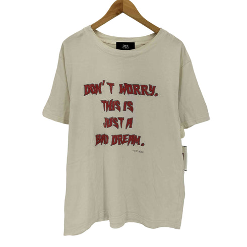 JUST NOISE メッセージプリント クルーネックTシャツ メンズ JPN:2