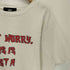 JUST NOISE メッセージプリント クルーネックTシャツ メンズ JPN:2