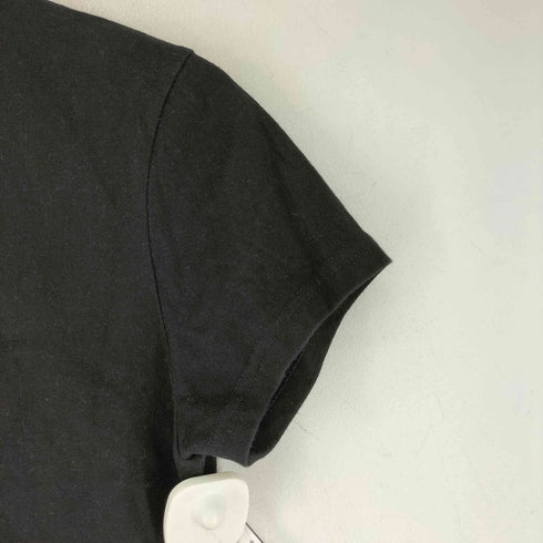 WEB HOUSE フロントプリント 半袖 クルーネックTシャツ レディース