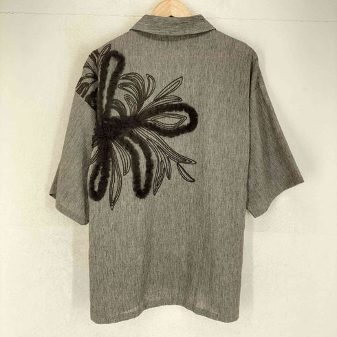 ノーアイディー NO ID. アート ステッチ ジップ シャツ ブルゾン メンズ ONE SIZE