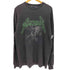 ARCHIVE フロント 袖 ロック バンド プリント クルーネック L/S Tシャツ メンズ