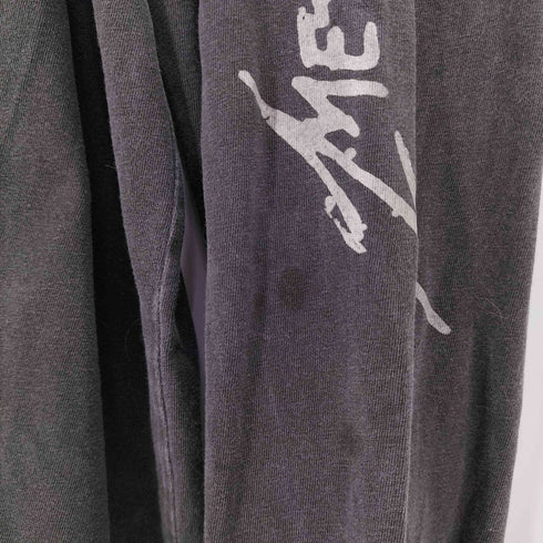 ARCHIVE フロント 袖 ロック バンド プリント クルーネック L/S Tシャツ メンズ