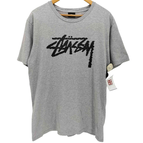ステューシー Stussy ショーンフォント モーション ロゴ プリント クルーネック S/S Tシャツ メンズ import:L
