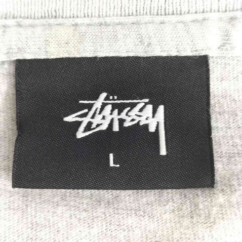 ステューシー Stussy ショーンフォント モーション ロゴ プリント クルーネック S/S Tシャツ メンズ import:L