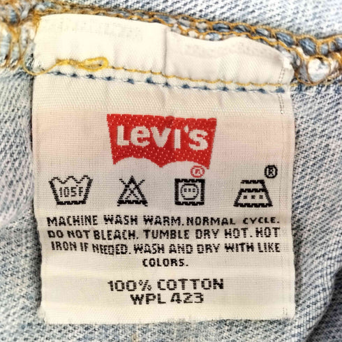 リーバイス Levis 00S グアテマラ製 ボタン裏 324 刻印 501 デニム アイスブルー メンズ W36 L34