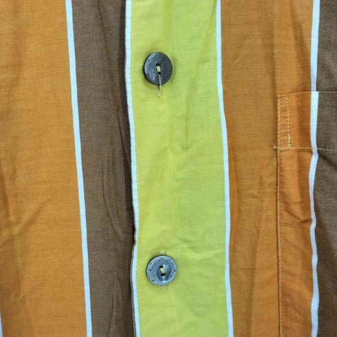 I MASCHI イタリア製 ストライプ L/S レギュラーカラーシャツ メンズ import:M