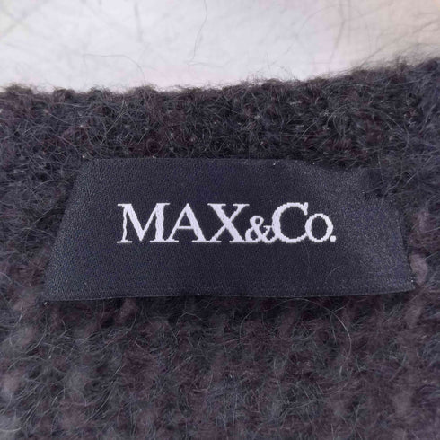 マックスアンドコー MAX&CO. モヘア混 アーガイル メッシュニット レディース JPN:L