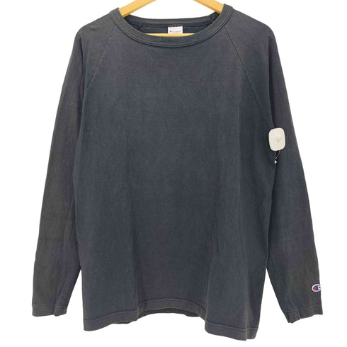チャンピオン Champion USA製 HEAVY WEIGHT JERSEY ラグラン ロングスリーブTシャツ メンズ import:M