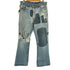 リーバイス Levis 80S USA製 646 ボタン裏 532 刻印 オレンジタブ パッチワーク ベルボトム ダメージ デニムパンツ メンズ