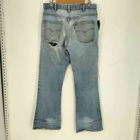 リーバイス Levis 80S USA製 646 ボタン裏 532 刻印 オレンジタブ パッチワーク ベルボトム ダメージ デニムパンツ メンズ