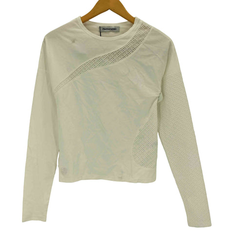 パラノイド PARANOID 25SS Lace Docking L/S T-Shirt レース ドッキング ロングスリーブTシャツ メンズ M