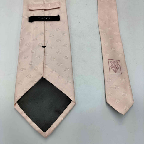 グッチ GUCCI イタリア製 スーキーGG刺繍 リネン ネクタイ メンズ