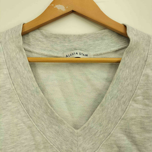 アリシアスタン ALEXIA STAM V Neck Sweatshirt & Skirt Set/Vネックスウェットシャツ&スカートセット レディース F