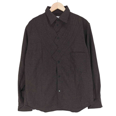 パラノイド PARANOID 25AW LAYERED COLLAR SHIRT レイヤード カラー シャツ メンズ L