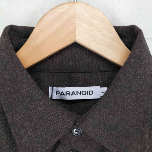 パラノイド PARANOID 25AW LAYERED COLLAR SHIRT レイヤード カラー シャツ メンズ L