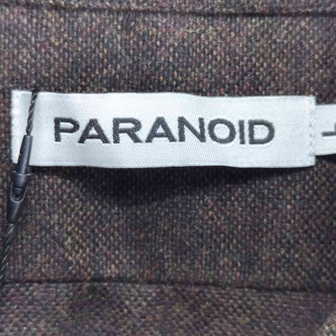 パラノイド PARANOID 25AW LAYERED COLLAR SHIRT レイヤード カラー シャツ メンズ L