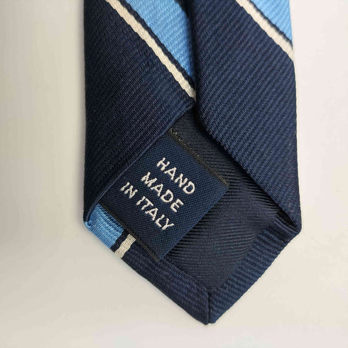 ポロバイラルフローレン Polo by RALPH LAUREN イタリア製 斜めストライプ シルク ネクタイ メンズ