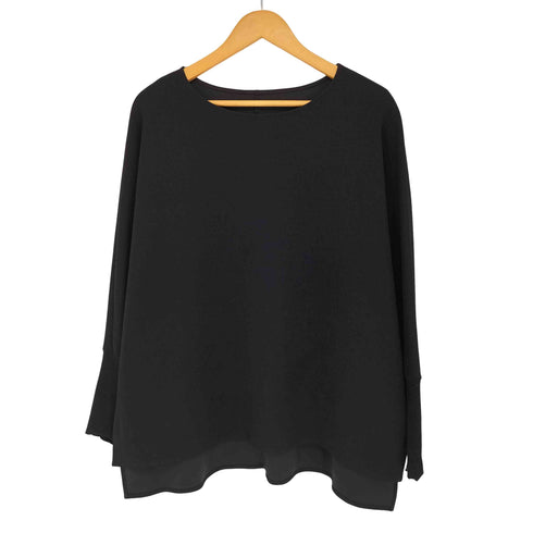 クロシェット Cloche ジョーゼット プルオーバートップス レディース JPN:2