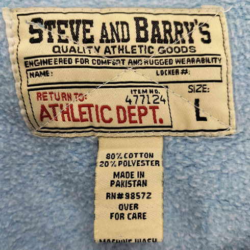 STEVE & BARRY'S 90-00S カレッジロゴ L/S プルオーバーパーカー メンズ import:L