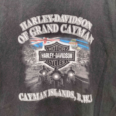 ハーレーダビッドソン HARLEY-DAVIDSON 00s GAYMAN ISLANDS 両面プリント ノースリーブ タンクトップ メンズ