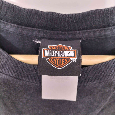 ハーレーダビッドソン HARLEY-DAVIDSON 00s GAYMAN ISLANDS 両面プリント ノースリーブ タンクトップ メンズ