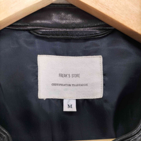 フリークスストア FREAKS STORE goat leather ゴートレザー シングル ライダースジャケット メンズ JPN:M
