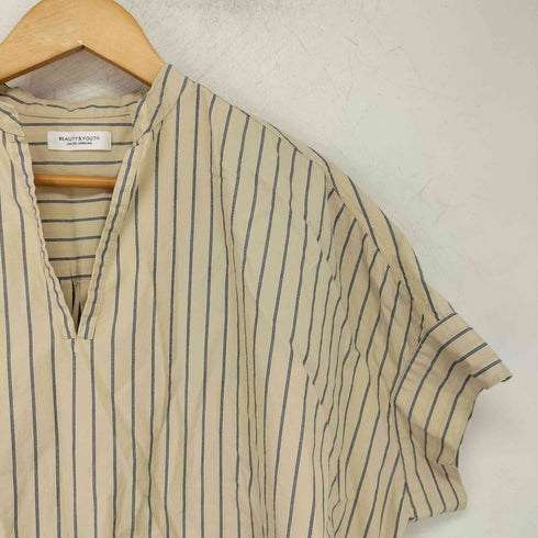 ビューティーアンドユースユナイテッドアローズ BEAUTY & YOUTH UNITED ARROWS BY コットンスキッパーショートスリーブブラウス レディース