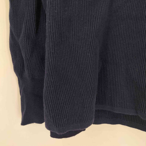 ホームスパン homspun モックネック コットン リブニット レディース import:S