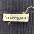 ホームスパン homspun モックネック コットン リブニット レディース import:S