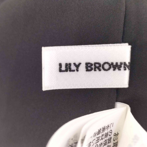 リリーブラウン Lily Brown アメスリティアードワンピース レディース ONE SIZE