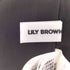 リリーブラウン Lily Brown アメスリティアードワンピース レディース ONE SIZE
