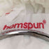ホームスパン homspun ギャザー バルーン長袖ブラウス レディース