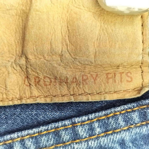 オーディナリーフィッツ Ordinary fits ボタンフライ デニムパンツ レディース 28