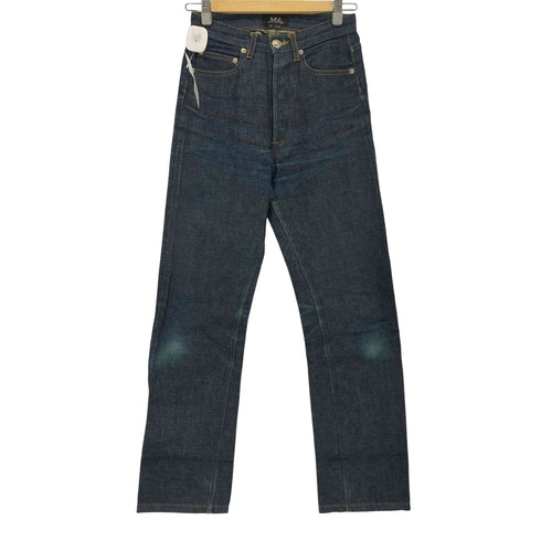 アーペーセー A.P.C. BOOTLEG ボタンフライ ストレートデニムパンツ レディース 26