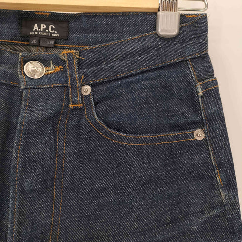 アーペーセー A.P.C. BOOTLEG ボタンフライ ストレートデニムパンツ レディース 26
