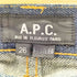 アーペーセー A.P.C. BOOTLEG ボタンフライ ストレートデニムパンツ レディース 26
