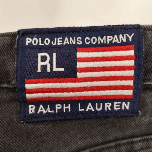 ポロジーンズカンパニーラルフローレン POLO JEANS COMPANY RALPH LAUREN LOOSE 万国旗 パッチ ジップフライ デニム パンツ メンズ 29×30