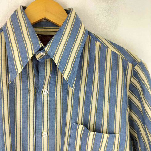 シアーズ Sears 70S ストライプ 半袖 シャツ メンズ JPN:M