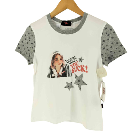 ストレンジャーシングス Stranger Things WH8SIS プリント ピチ Tシャツ レディース S