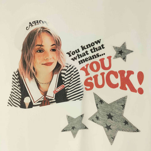 ストレンジャーシングス Stranger Things WH8SIS プリント ピチ Tシャツ レディース S