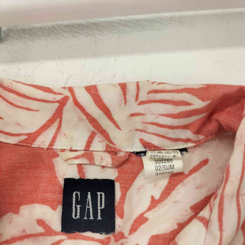 ギャップ Gap 00S オープンカラー シャツ レディース