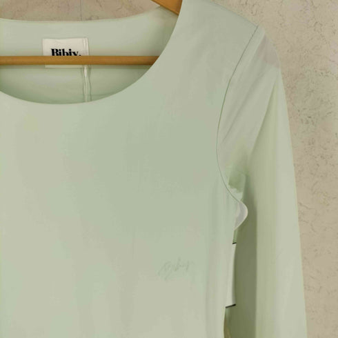 Bibiy. FITTED TEE GREEN フィッテドTシャツ レディース FREE