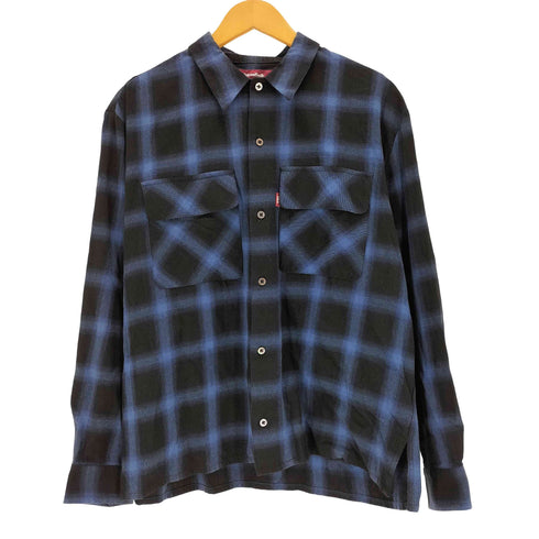 ハイドアンドシーク HIDE AND SEEK 23AW Ombre Check L/S Shirt オンブレチェック 長袖 シャツ メンズ M