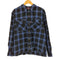 ハイドアンドシーク HIDE AND SEEK 23AW Ombre Check L/S Shirt オンブレチェック 長袖 シャツ メンズ M