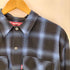 ハイドアンドシーク HIDE AND SEEK 23AW Ombre Check L/S Shirt オンブレチェック 長袖 シャツ メンズ M