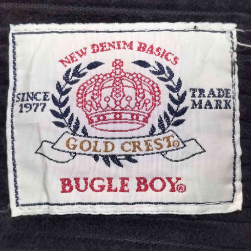 ビューグルボーイ Bugle Boy 90s Gold Crest 太畝 コーデュロイ ジップアップ シャツジャケット メンズ import:L