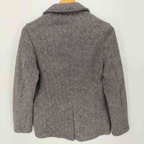 ランズエンド LANDS END ヘリンボーン柄 テーラードジャケット レディース JPN:S