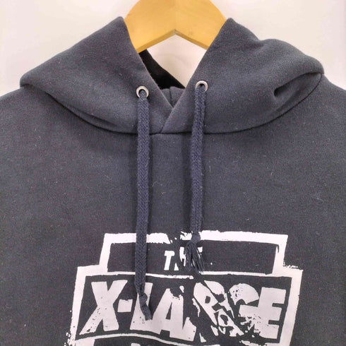 エクストララージ XLARGE BLUR LOGO PULLOVER HOODED SWEAT ブラーロゴ プルオーバー パーカー メンズ M